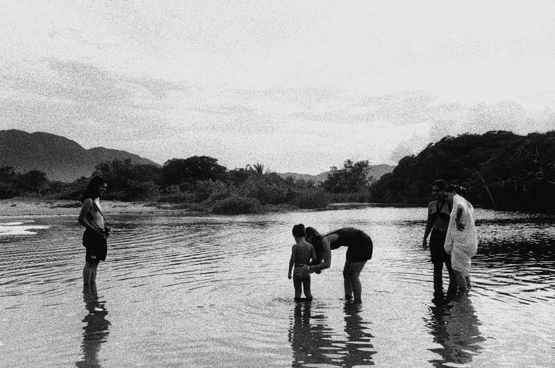 Allen Frame, rame, Ramoncito, Cynthia, Martha, and Cecilia, Playa Cangrejo, Mexico
2000, Gelatin silver print