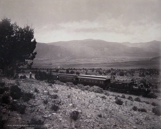 William Henry Jackson, Milburn, Utah from near Hilltop
c.1882, Vintage albumen print from a mammoth-plate glass negative